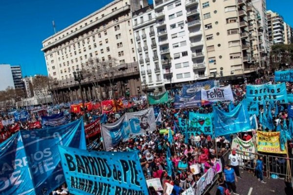 Sin acampes, la organizaciones sociales harán hoy cortes en todo el país