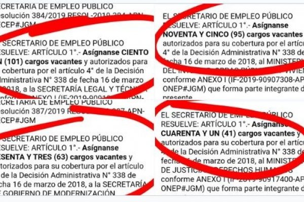 El Boletín Oficial de hoy aparece plagado de nobramientos y asignación de vacantes