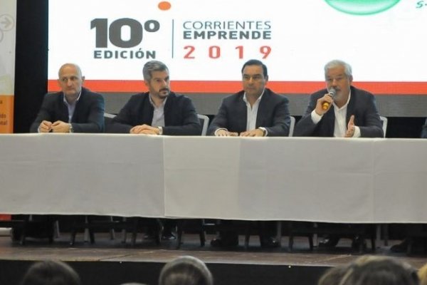 Con la presencia de Peña se entregaron los premios Corrientes Emprende