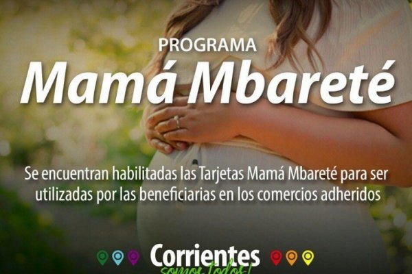 Se encuentran habilitadas las tarjetas Mbareté y Mamá Mbareté