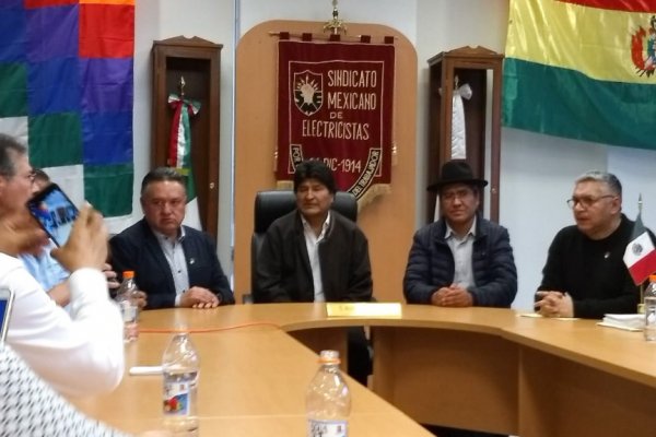 Evo Morales recibió a una delegación de la CTA Autónoma