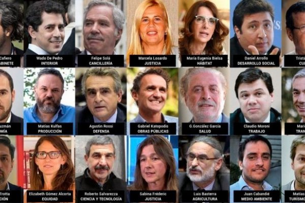 Estos son los elegidos por Alberto Fernández para su Gabinete