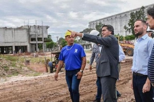 Capitanich corroboró el avance del segundo acueducto del interior