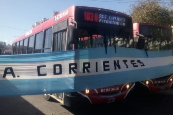 Corrientes: Informan posible paro de colectivos para éste miércoles