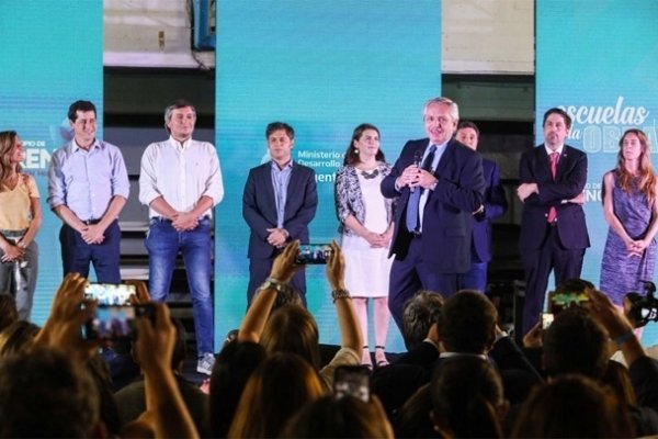 Alberto Fernández participó del lanzamiento del programa nacional Argentina Unida por Educación y Trabajo