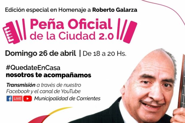 Con un homenaje a Roberto Galarza, este domingo vuelve la Peña de la Ciudad 2.0