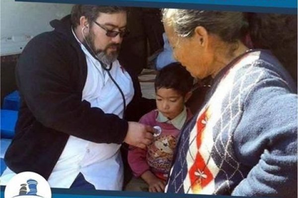 Operativo de salud en la zona rural de Mercedes