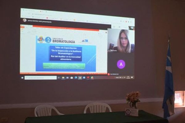 Bromatología municipal participó de una capacitación virtual