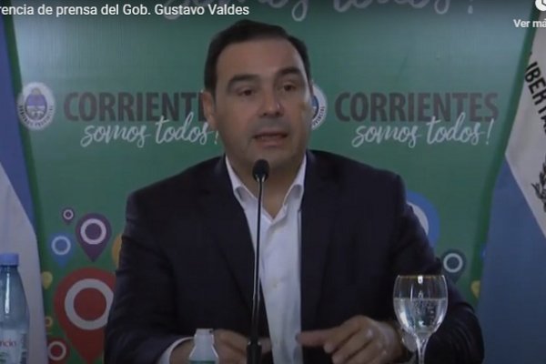 Corrientes sigue en Fase 5: Valdés reclamó mayor responsabilidad social