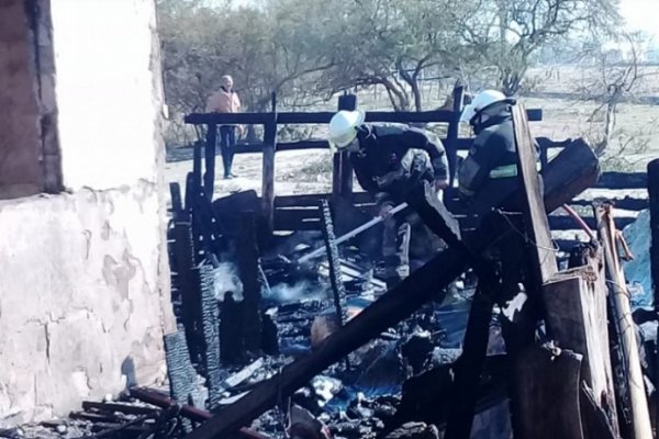 Goya: Se incendió una chanchería y todos los animales murieron calcinados