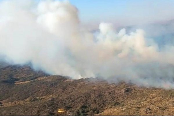 Incendio en Córdoba: el fuego 