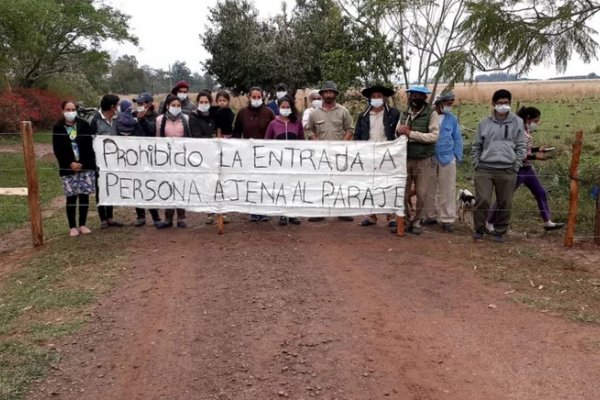 Paraje Galarza: Vecinos cerraron el pueblo para evitar casos de coronavirus