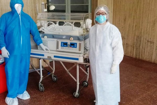 Se produjo el tercer nacimiento en el Hospital de Campaña