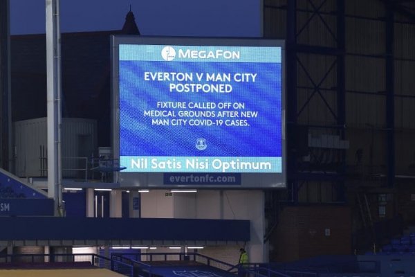 Premier League: Everton-Manchester City, suspendido por brote de coronavirus