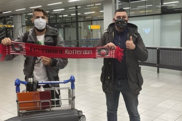 Lucas Pratto arribó a Países Bajos para sumarse a Feyenoord