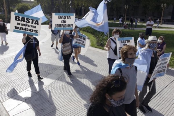 27F, una marcha opositora con las consignas de siempre