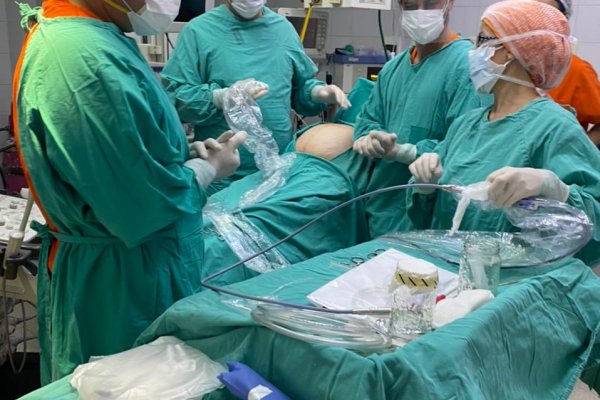 Por primera vez se realizó en Corrientes un tratamiento intrauterino