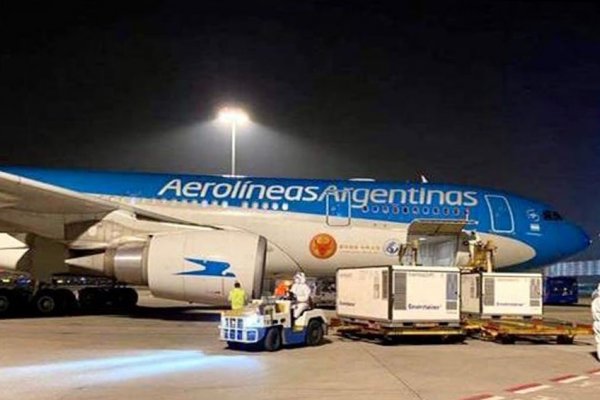 Octavo vuelo de Aerolíneas a Rusia para traer vacunas