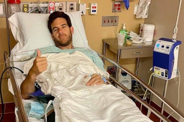 La esperanzadora publicación de Del Potro tras una nueva operación de rodilla