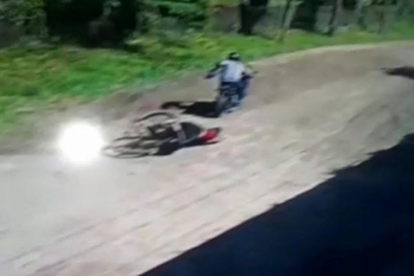 Ciclista sufrió un violento arrebato en el barrio Ponce