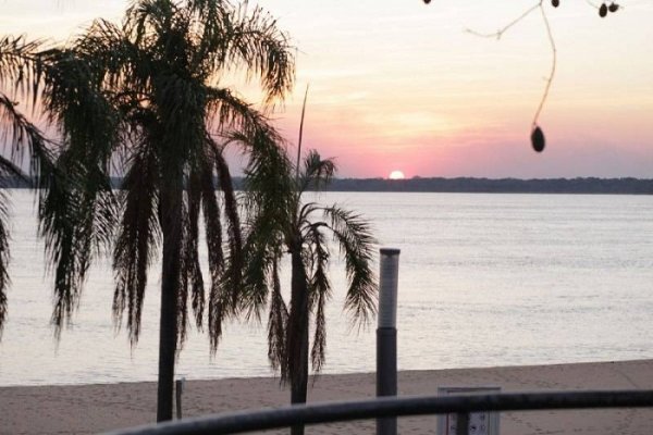 Fresco con cielo algo nublado en Corrientes