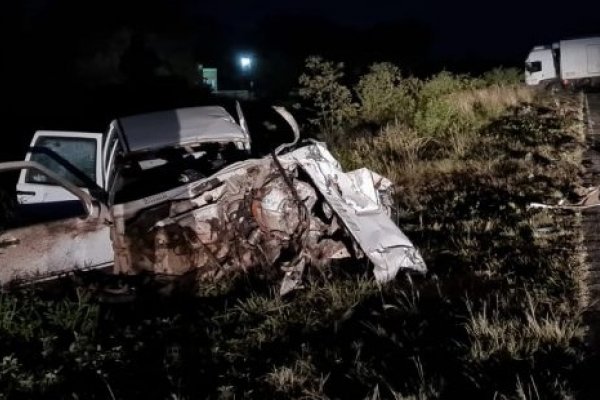 Un hombre murió tras el choque entre un camión y un auto en cercanía a Tres Isletas