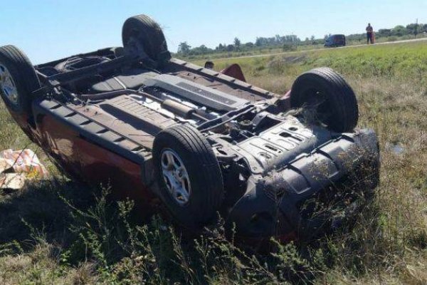 Seis heridos tras un vuelco en Ruta Nacional 119