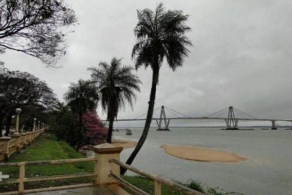 Otro día con cielo nublado y elevada humedad en Corrientes