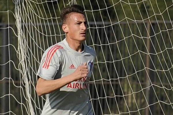 Braian Romero realizó su primer entrenamiento en River