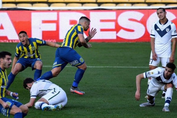 Rosario Central le ganó en la última jugada a Vélez por la Liga Profesional