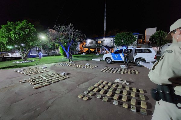 Prefectura secuestró más de 150 kilos de marihuana en Paso de la Patria