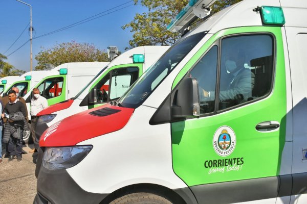 Entregaron ambulancias para el traslado de pacientes