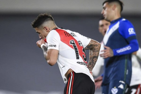 Liga Profesional: River volvió al triunfo ante un Vélez perdido