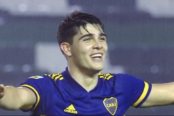 Vicente Taborda, el juvenil que firmó su primer contrato en Boca