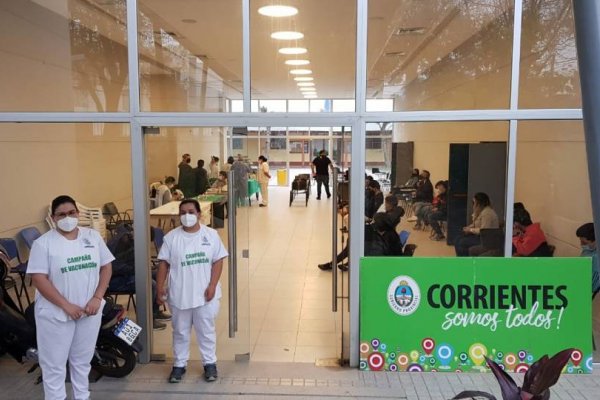 Comenzó la vacunación a menores sin comorbilidades en Corrientes