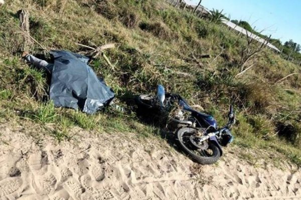 Tragedia en Goya: Un joven despistó con su moto y murió