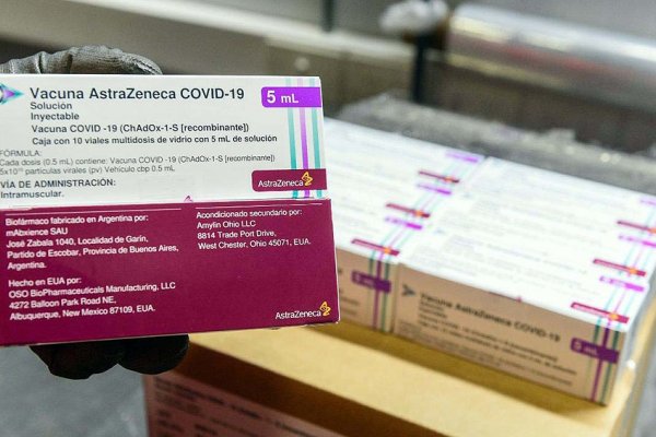 Este sábado llegan más de 1,6 millones de dosis de AstraZeneca