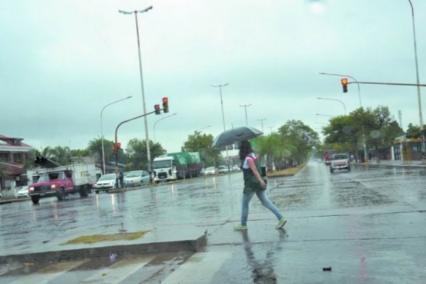 Probabilidad de lluvias aisladas en Corrientes