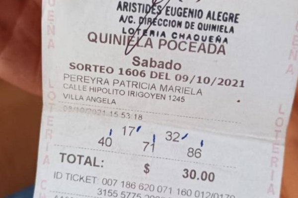 Un carrero ganó $2.000.000 en la Lotería