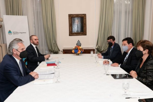 Con optimismo tras reunirse con Georgieva, Alberto Fernández celebra 