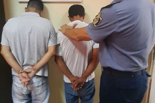 Detuvieron a dos hombres que estarían vinculados a un hecho delictivo