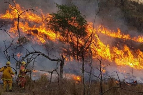 Cayó un helicóptero que combatía incendios y hay dos muertos