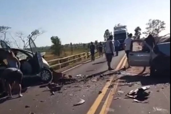 Falleció una mujer y ya son tres los muertos tras choque frontal en Ruta 14