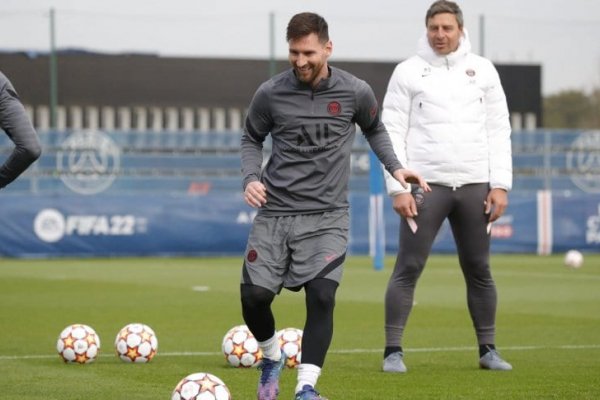 Messi volvió a entrenarse a la par en PSG