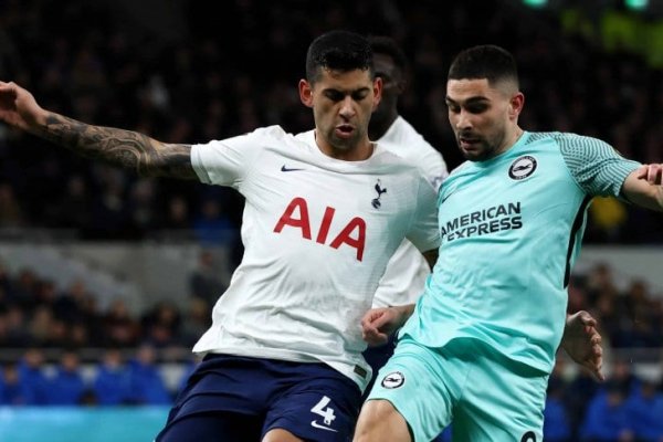 Cuti Romero volvió a jugar en Tottenham tras la lesión con la Selección Argentina