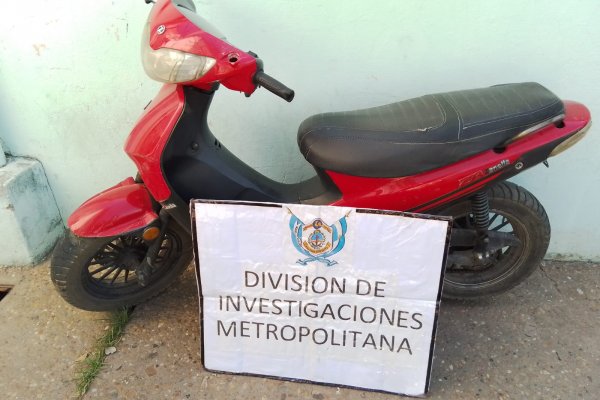 Recuperaron una motocicleta que había sido sustraída