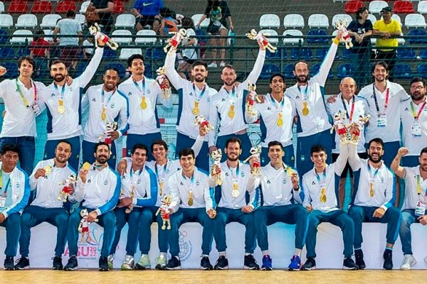 Los Gladiadores vencieron a Chile y se quedaron con la medalla de oro en Handball