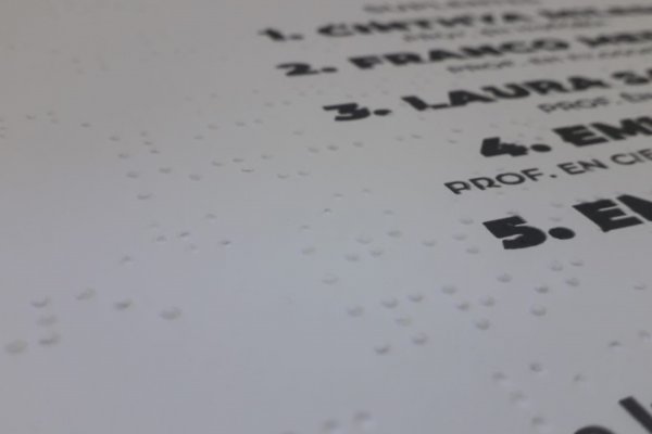 Elecciones inclusivas en la UNNE: se utilizan por primera vez boletas en sistema Braille 