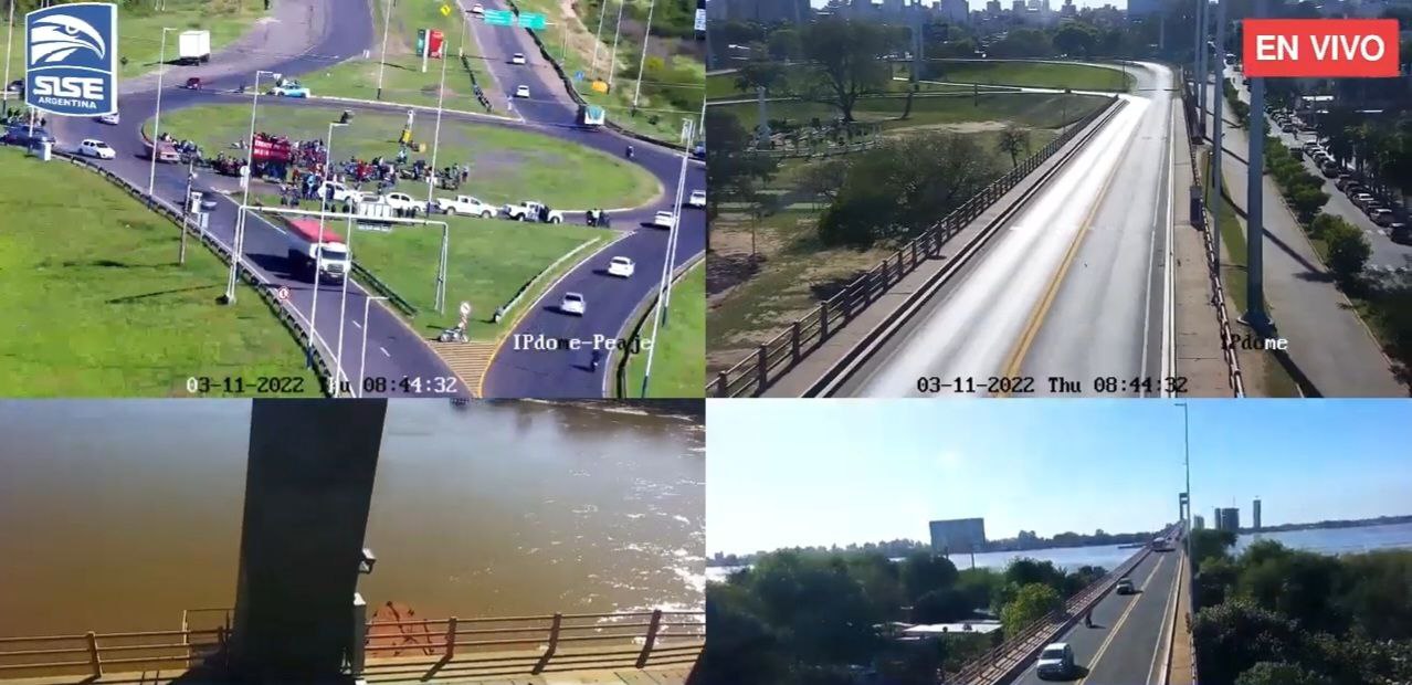 Una protesta social dificult el acceso a Corrientes desde la