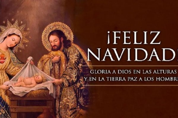 ¡Feliz Navidad! ¡Hoy ha nacido el Salvador!